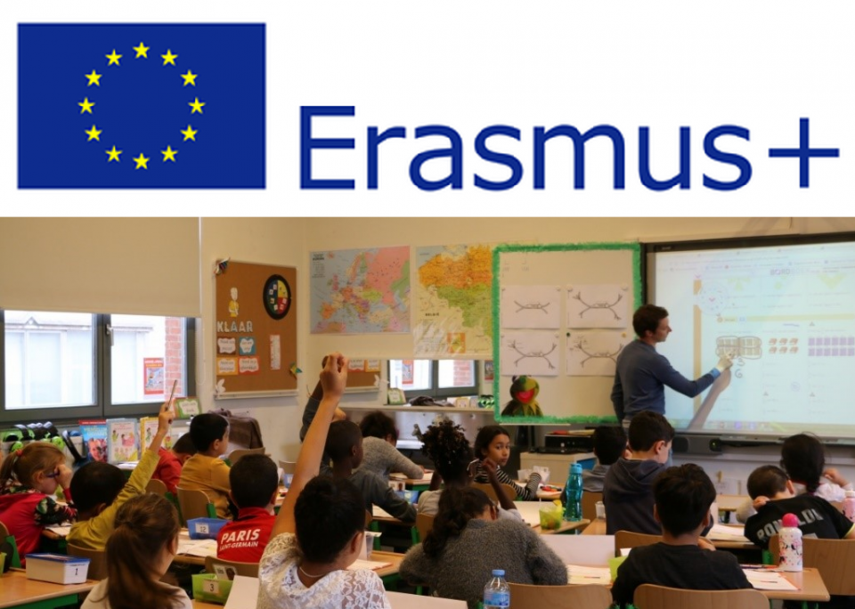 EIPTE foto en logo Erasmus+
