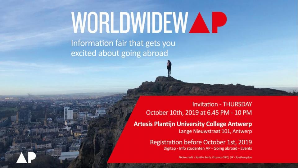 world wide wap infobeurs internationalisering ap hogeschool erasmus stage buitenland 