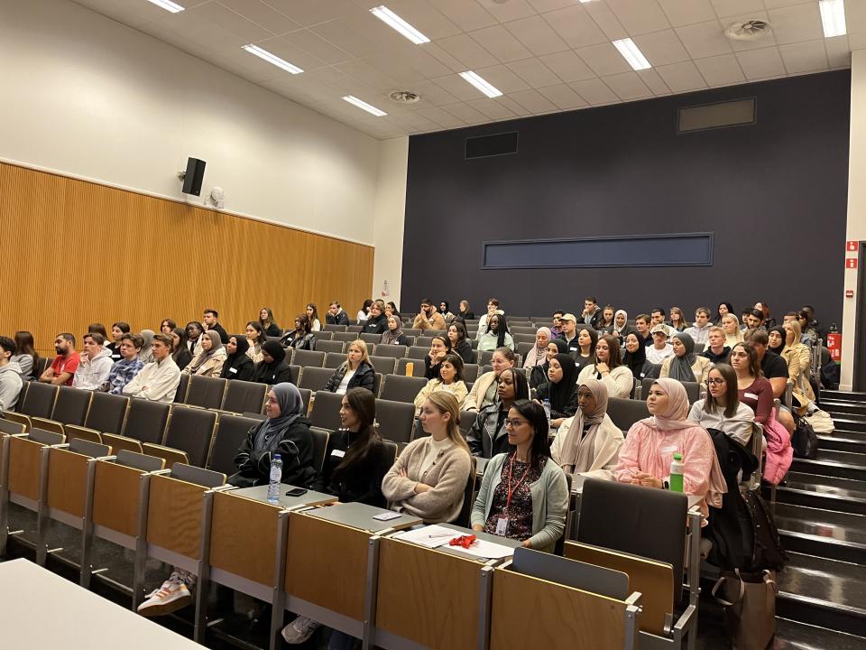 studenten in aula