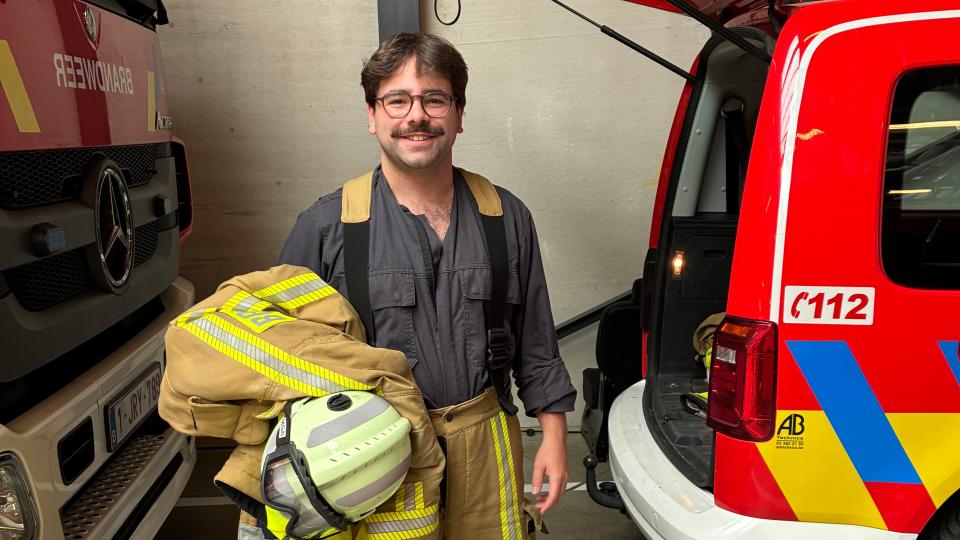 Nicolas, student Integrale Veiligheid en brandweervrijwilliger
