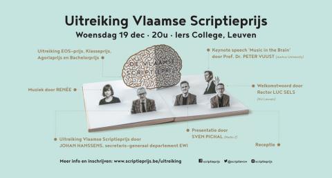 Uitreiking Vlaamse Scriptieprijs